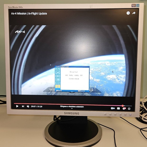 Samsung Syncmaster 940B, LCD monitor, 19 colos