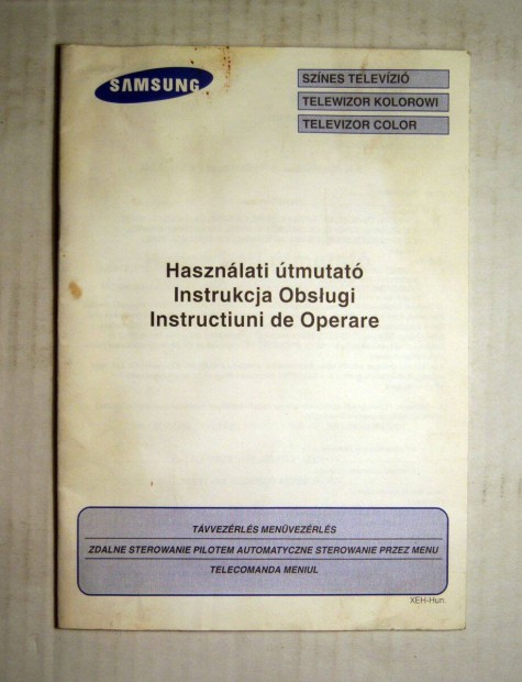 Samsung TV Hasznlati tmutat (1999) 3kp+tpusok