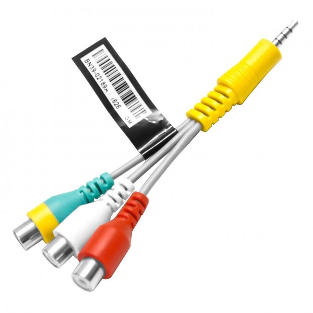 Samsung TV-hez átalakító 3,5mm jack 4 Pin to 3 RCA hüvely