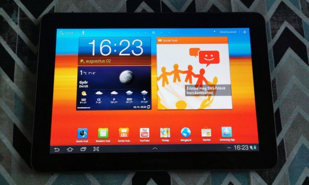 Samsung Tab 10.1 Sim foglalattal tltkbellel