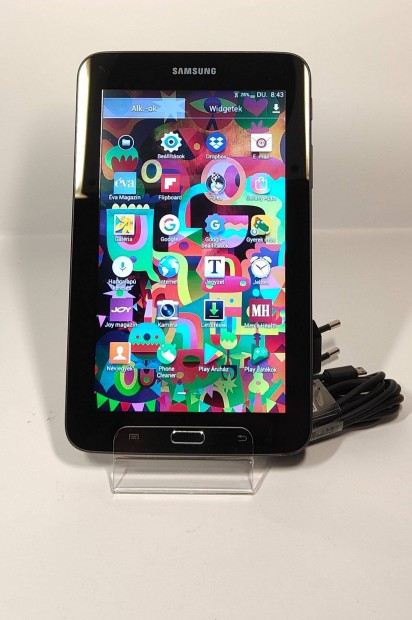 Samsung Tab 3 Lite T110 7" 8GB Fekete Wifi-s j llapot tablet elad