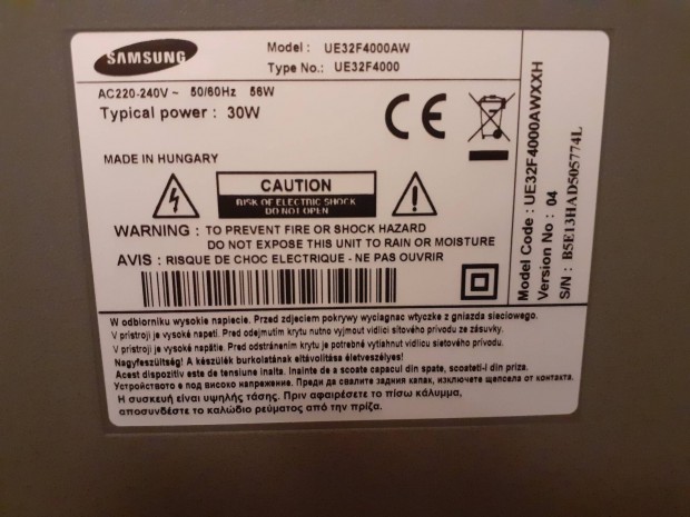 Samsung Tv elad,kitn llapotban