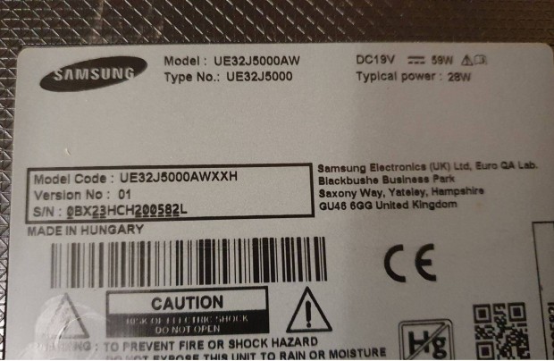 Samsung UE32J5000AW LED tv panelek ,LED garnitra UE32J5000