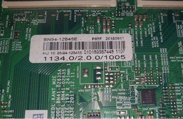 Samsung UE55NU7502 BN96-12845E alalplap + tp trtt tv panelek