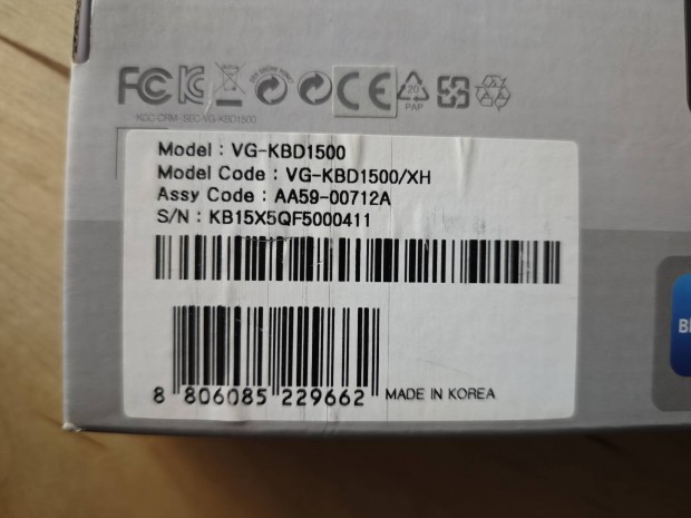 Samsung VG-KBD1500 Bluetooth billentyűzet Samsung okostévéhez