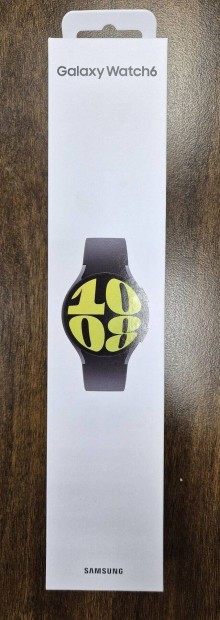 Samsung Watch6 fekete, 44mm bontatlan, Bluetooth, Samsung webshopbl