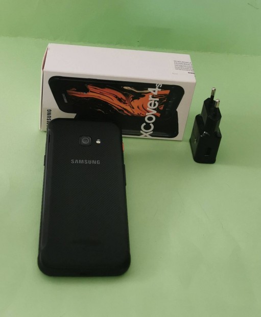 Samsung Xcover 4S 32GB fekete Fggetlen Dual simes szp mobiltelefon e