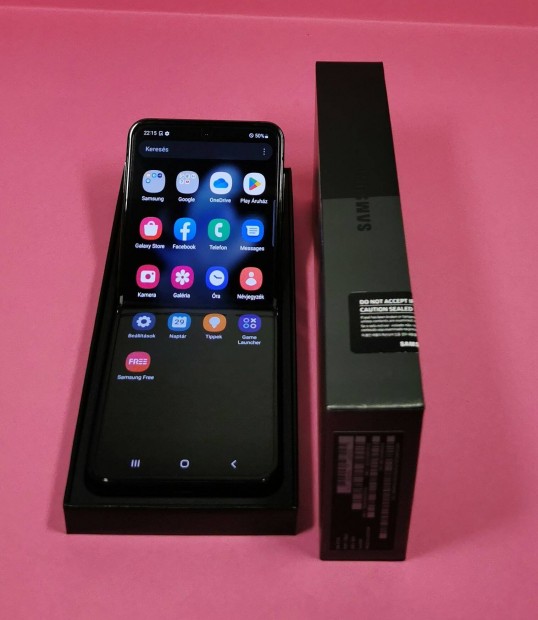 Samsung Z Flip 3 5G 128GB Fekete Krtyafggetlen karmentes mobiltelefo
