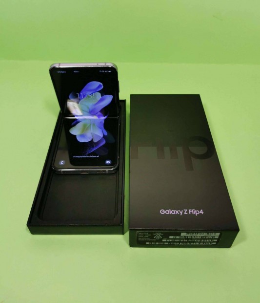 Samsung Z Flip 4 128GB Lila,Krtyafggetlen j llapot mobiltelefon e