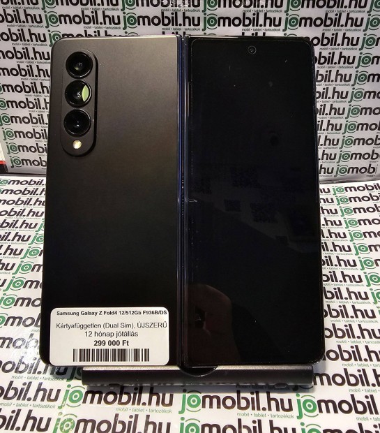 Samsung Z Fold4 12/512GB fekete tlagos llapot