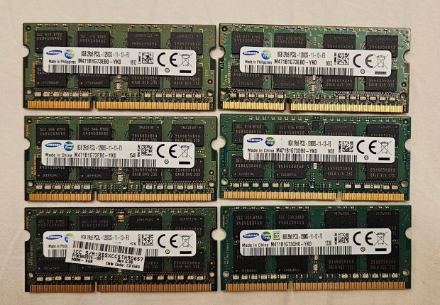 Samsung / HP 8Gb PC3L DDR3 1600Mhz 12800S laptop memoria