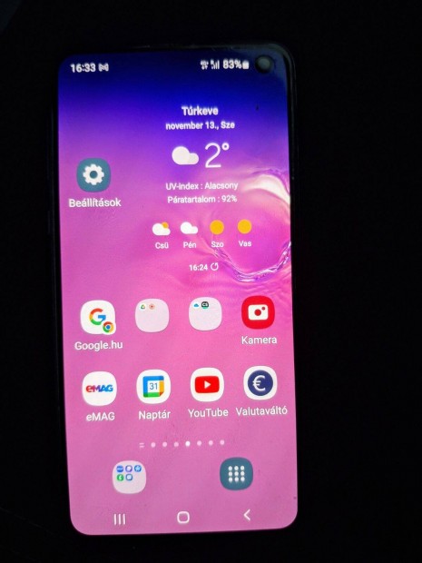 Samsung galaxy10e mobiltelefon