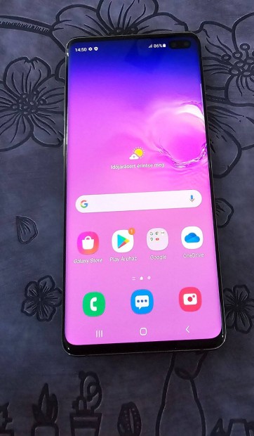 Samsung galaxy s10+ hasznlt de szp llapotban