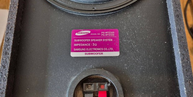 Samsung hangfal (mélynyomó,projektor) PS-Wtz325 és két másik hangfal