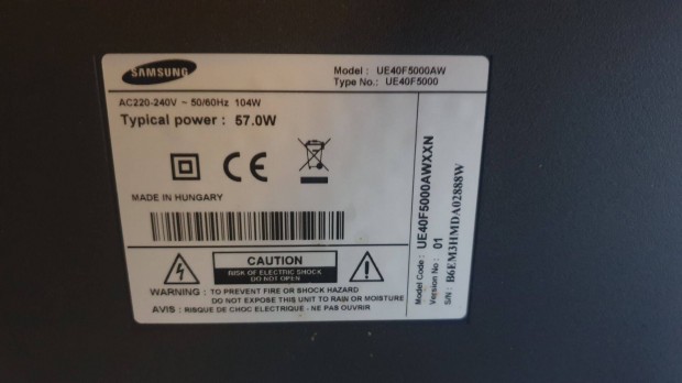Samsung képernyőhibás tv 2