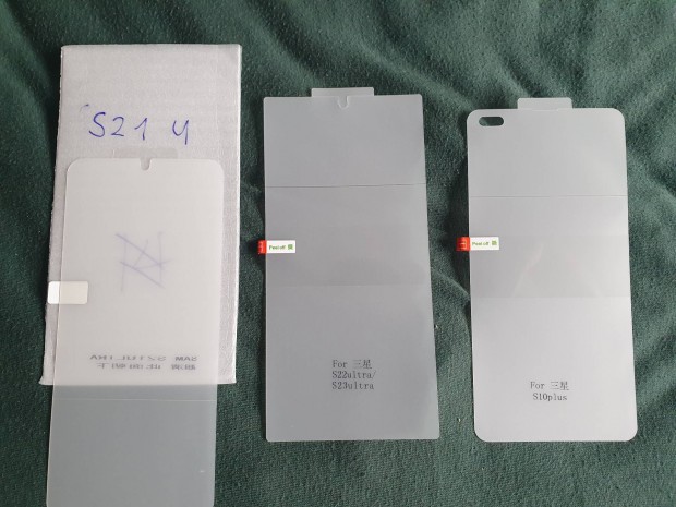 Samsung kijelzvd flia, S23 Ultra, S22 Ultra, S21 Ultra, S10 Plus 