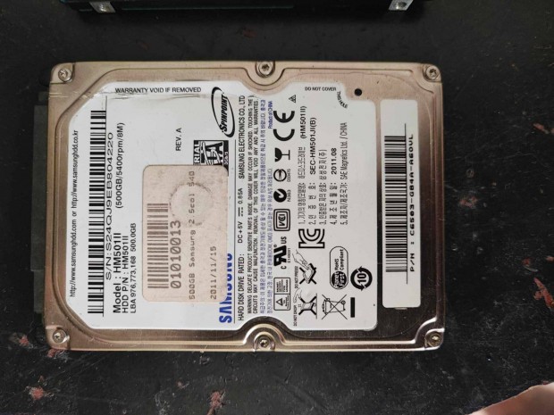 Samsung laptop hdd 500gb