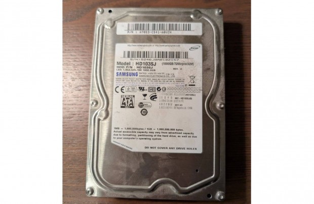 Samsung merevlemez, 1 TB