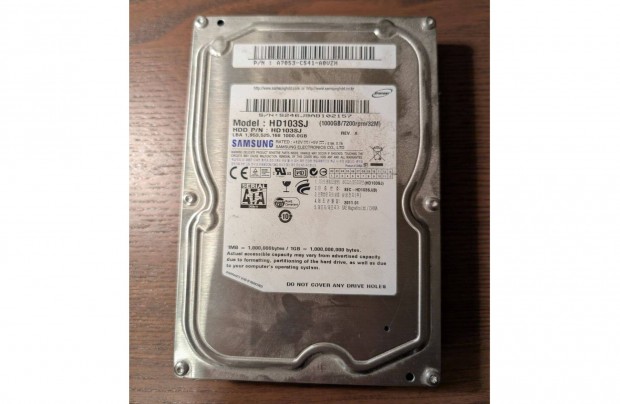 Samsung merevlemez, 1 TB