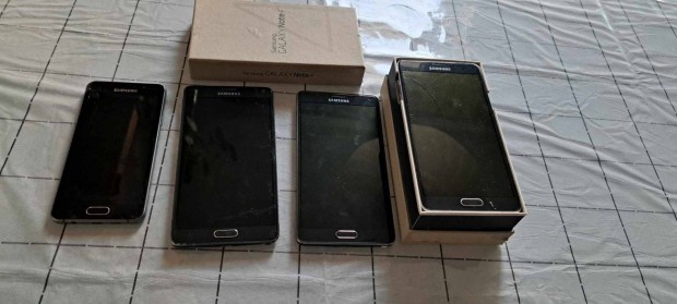 Samsung note 4 ,A3 telefonok javitsra eladak