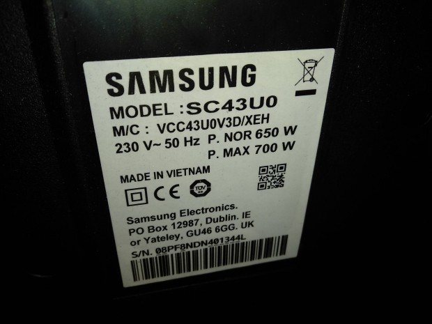 Samsung porszv SC43