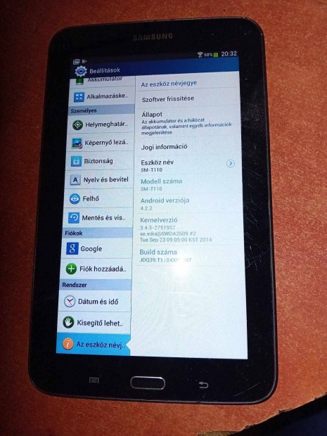 Samsung sm-t110 tablet