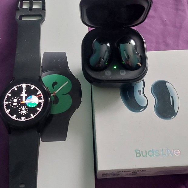 Samsung watch4 40mm+Buds live