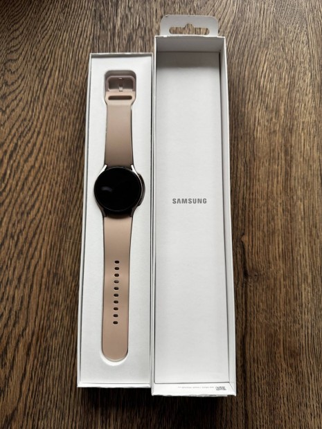 Samsung watch 4 - rose gold + sok extra