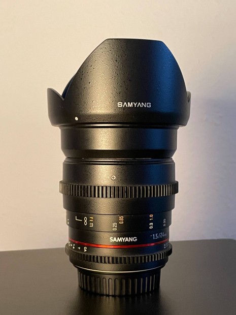 Samyang 24mm T1.5 Vdslr Cine objektv (Canon EF)