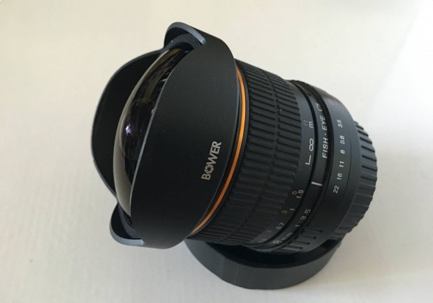 Samyang 3.5/8mm halszem objektv Canon EOS-hoz elad