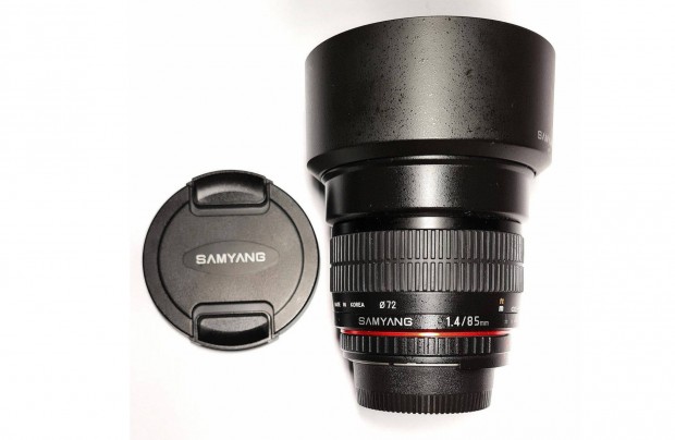 Samyang 85 mm f1.4 AS IF UMC objektv Nikon csatlakozssal