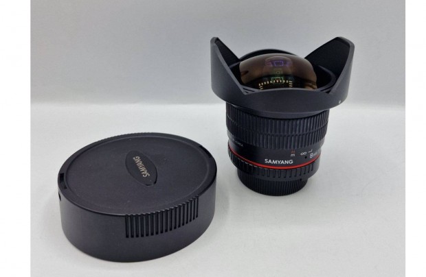 Samyang 8mm f/3.5 UMC Fish-eye CS II (Nikon), használt, 1 év garancia