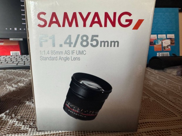 Samyang F1.4/85 mm objektv
