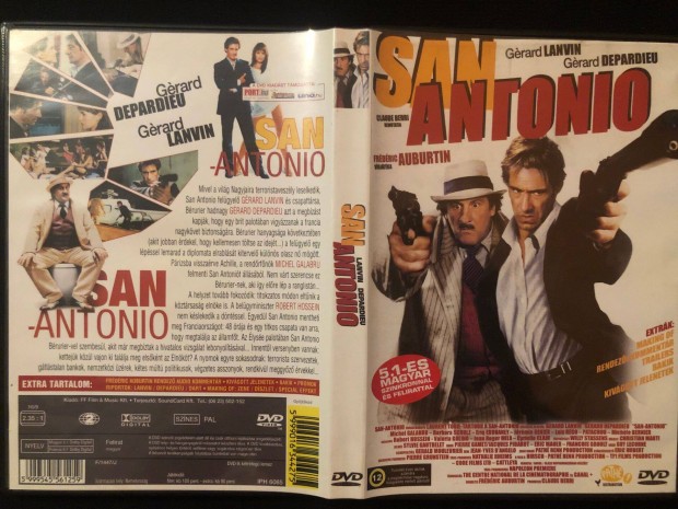 San Antonio DVD (karcmentes, Grard Depardieu, Grard Lanvin)