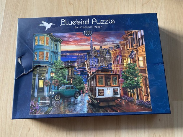 San Franciscot brzol puzzle, 1000db-os