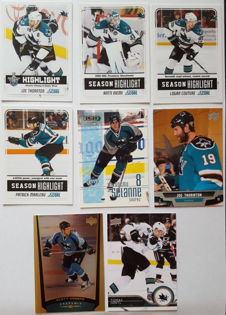 San Jose Sharks NHL krtya Heatley Nolan Selanne Friesen