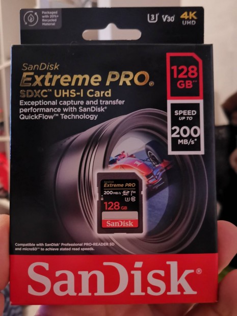 Sandisc extreme pro 128gb 200mb/s