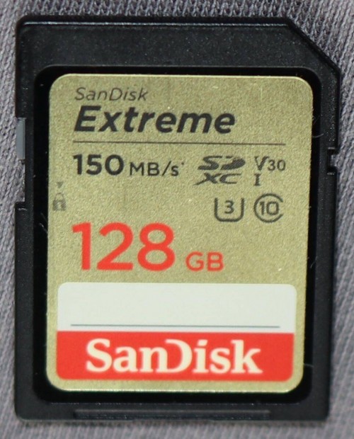 Sandisk 128 GB 150 MB/s Extreme Sdxc krtya