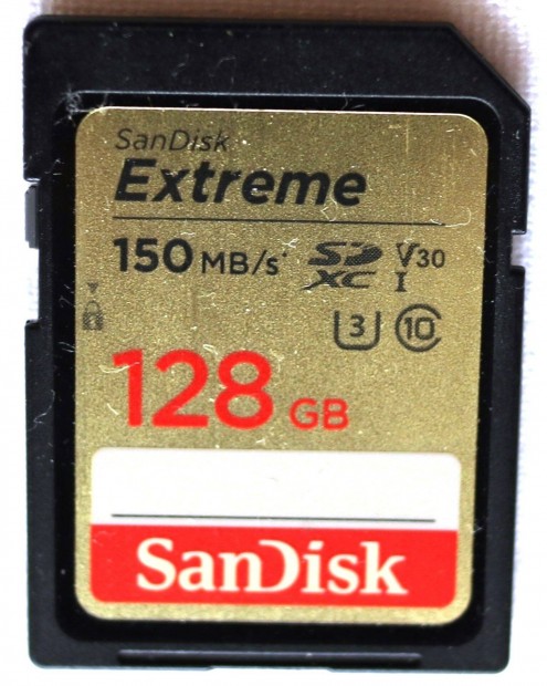 Sandisk 128 GB 150 MB/s Extreme Sdxc krtya