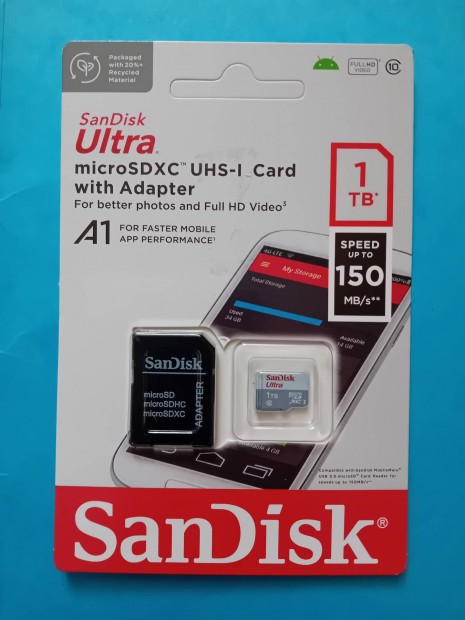 Sandisk 1TB memriakrtya 1024GB