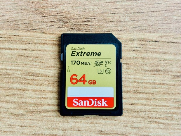 Sandisk Extreme 64 Gb-os class 10