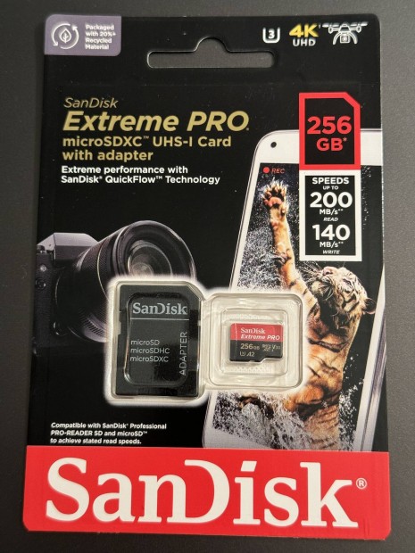 Sandisk Extreme Pro 256GB (bontatlan)
