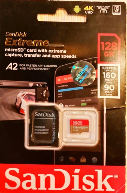 Sandisk Extreme micro SD 128GB