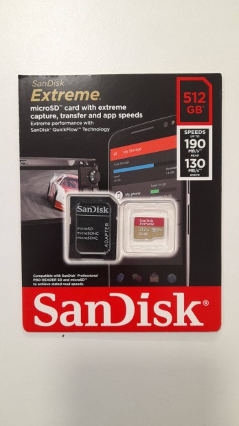 Sandisk Extreme microsdxc 512GB **j**