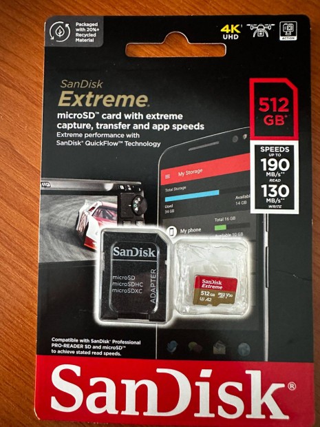 Sandisk Extreme microsdxc 512 GB