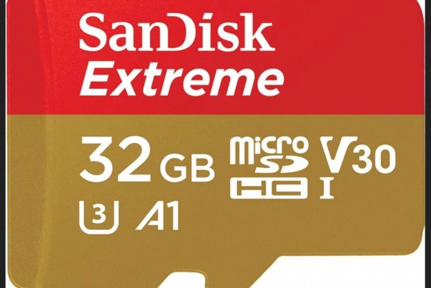 Sandisk SD CARD SD Kártya 32 GB V30 Eladó A1
