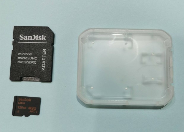 Sandisk Ultra 128GB microsdxc memriakrtya, Uhs-1 U1 class 10 A1