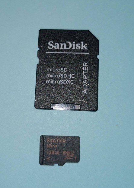 Sandisk Ultra 128GB microsdxc memriakrtya, Uhs-1 U1 class 10 A1