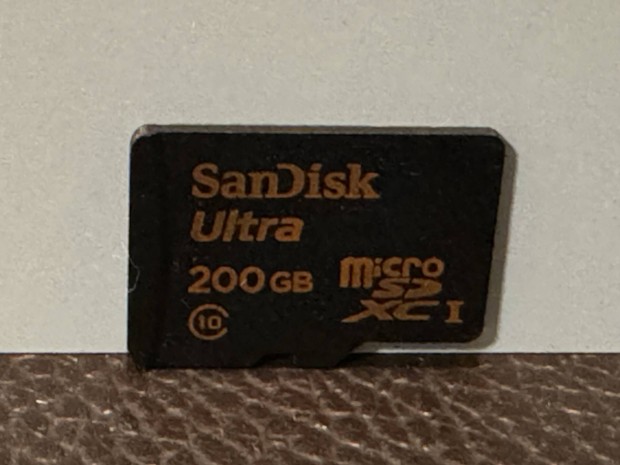 Sandisk Ultra 200 GB microsd krtya filmekkel + sorozatokkal elad