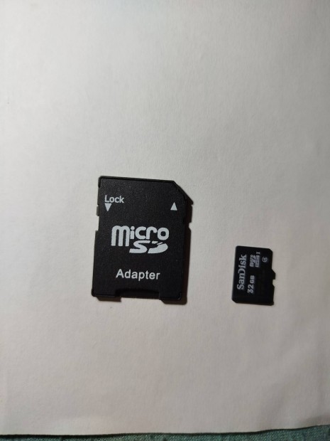 Sandisk memriakrtya Micro SD/ SD krtya adapterrel 